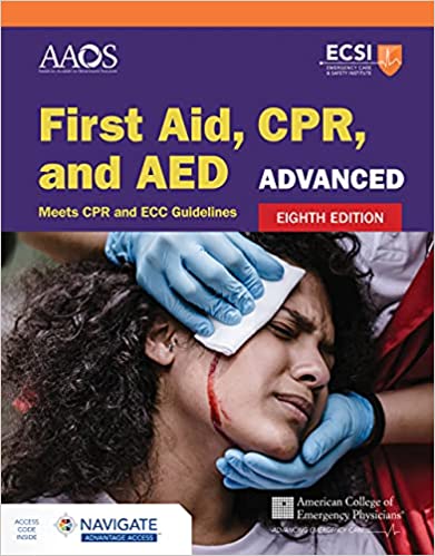 First Aid, CPR, AED Advanced 8th Edition 