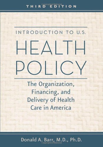 INTRO TO US HEALTH POLICY  3/E 