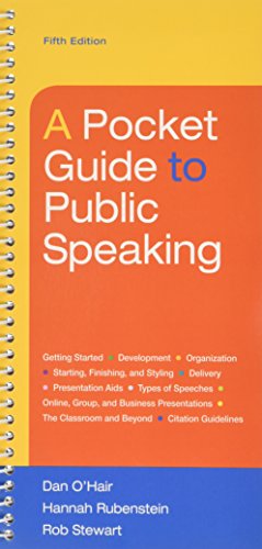 POCKET GUIDE TO PUBLIC SPEAKING 5/E 